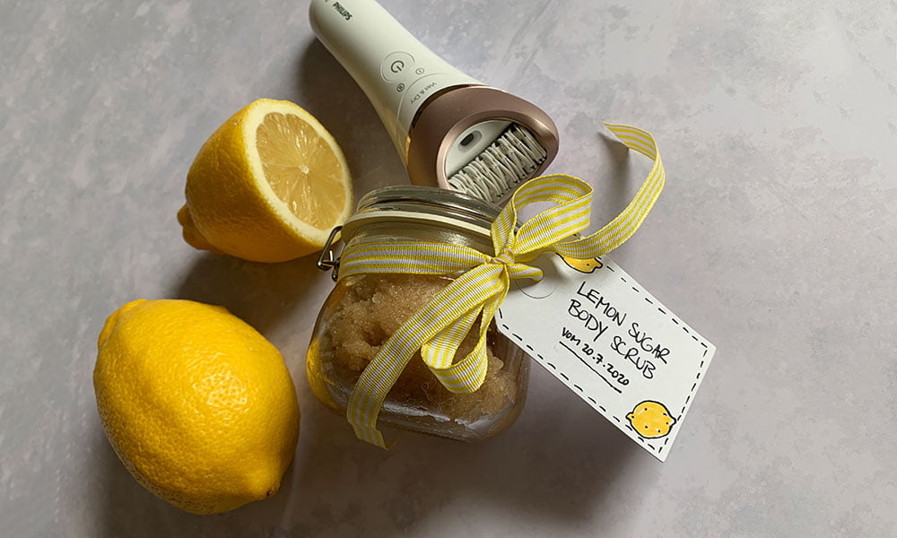 DIY Lemon Sugar Body Scrub: Das perfekte Peeling vor dem Epilieren mit Philips (Sponsored Content) – Rezept und How To
