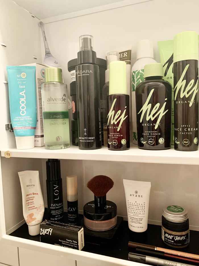 Hey Pretty Show Me Your Badezimmerschränkli Zita Zanier hej organic Madara Alverde Coola