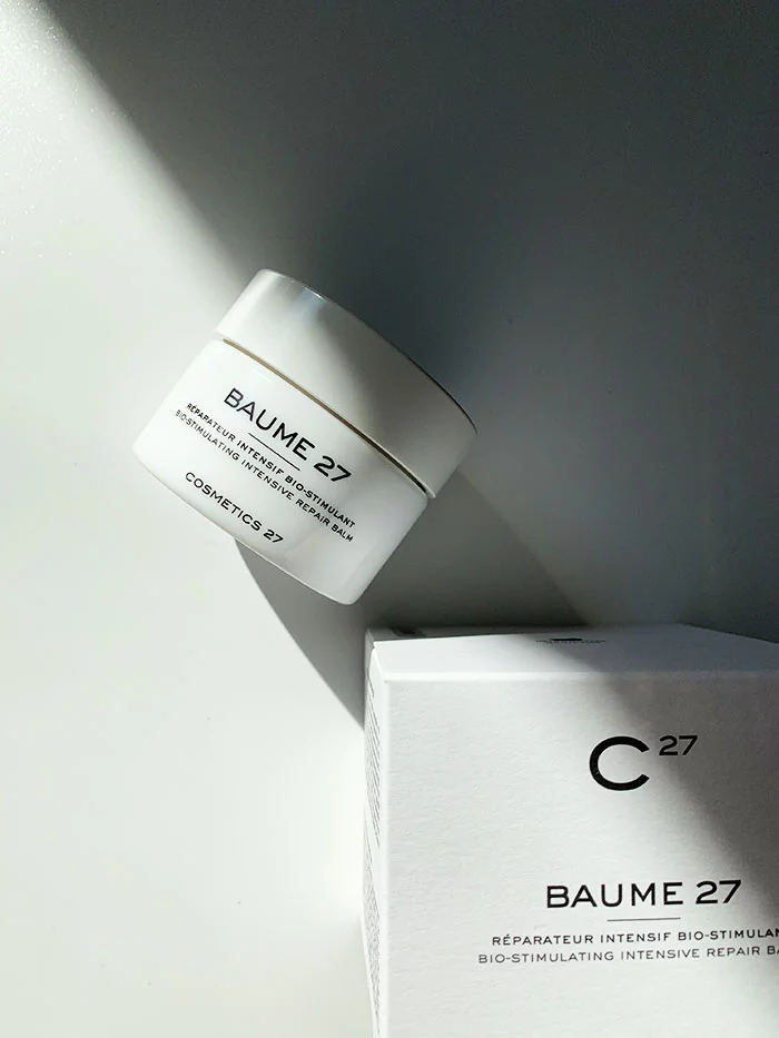 Cosmetics 27 BAUME 27 Bio-Stimulating Intensive Repair Balm (Erfahrungsbericht und Interview auf Hey Pretty Schweiz)