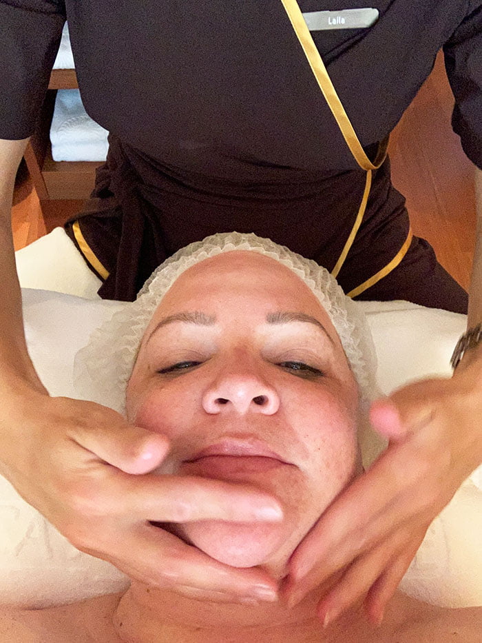 Castello Spa Treatment Facial Selfie