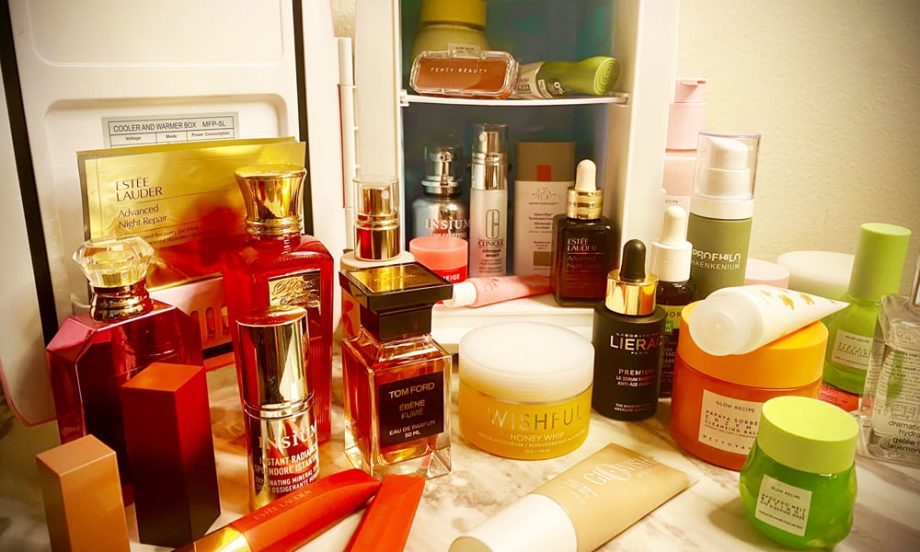 Hey Pretty Beauty Blog Show Me Your Badezimmerschränkli Shanty Vidal Glow Recipe Wishful Huda Beauty Estee Lauder Tom Ford Profilho Insium Lierac Clinique
