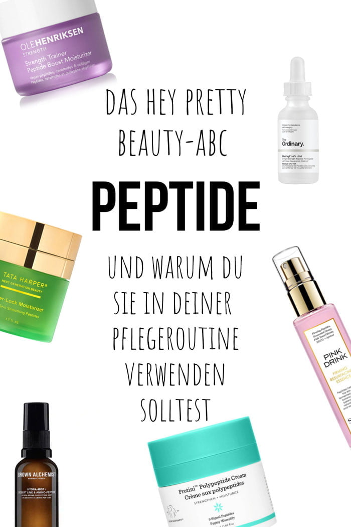 Hey Pretty Beauty ABC Peptide Ole Henriksen Tata Harper Grown Alchemist The Ordinary Pink Drink Protini