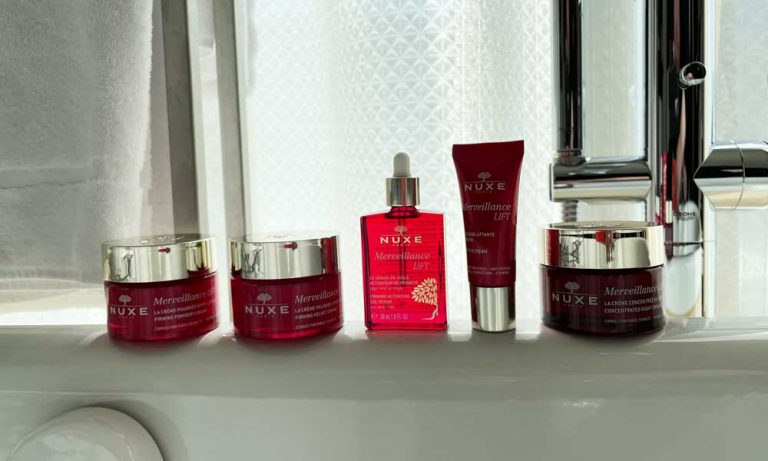 Erfahrungsbericht Nuxe Merveillance LIFT: Wie gut ist die neue Anti-Aging-Gesichtspflegeserie? Hey Pretty Beauty Blog Schweiz