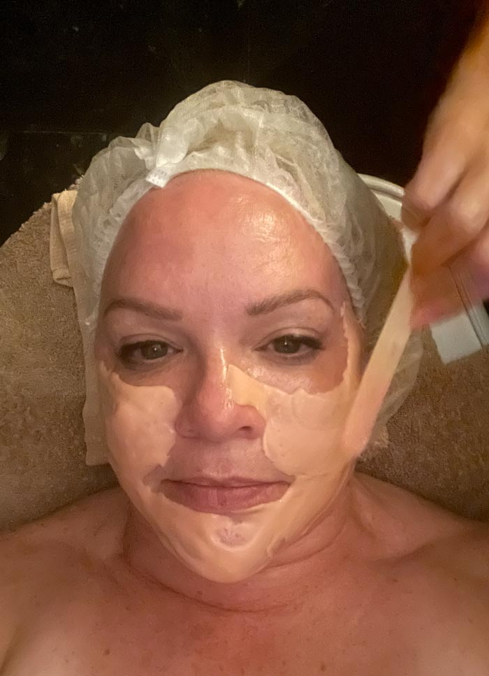 Spa Review auf Spanisch: The Lab Room in Madrid 22 TheLabRoom Treatment Gummimaske