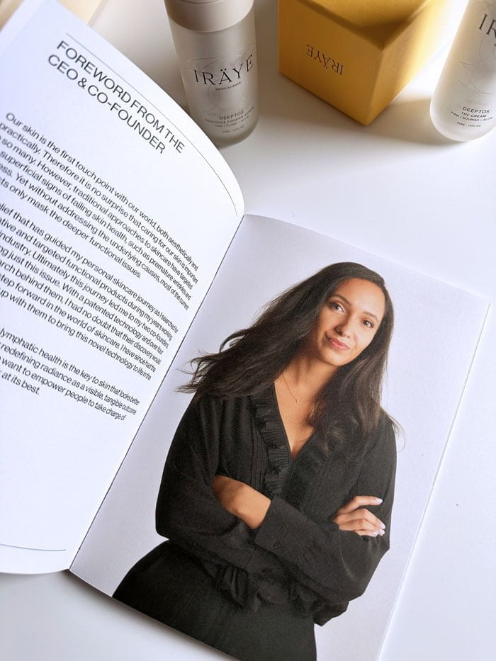 Die erste lymphatische Hautpflege der Welt: IRAYE Skincare 4 IRAYE Mood YasmineCherry PR