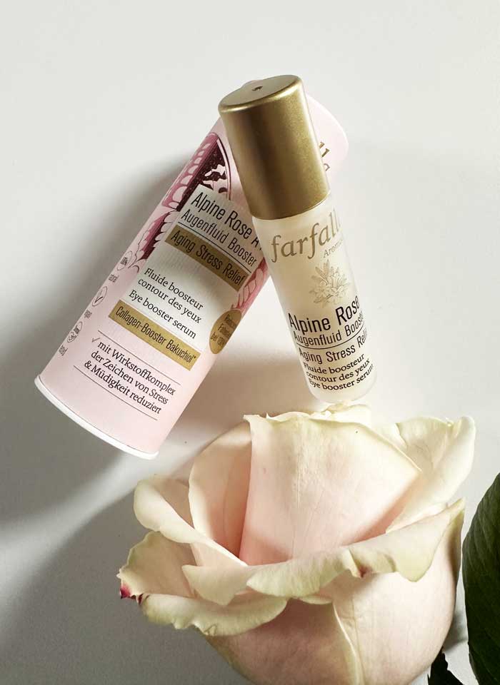 Gewinne die neue Farfalla Alpine Rose A+ Gesichtspflegelinie 5 Farfalla AlpineRose EyeBooster