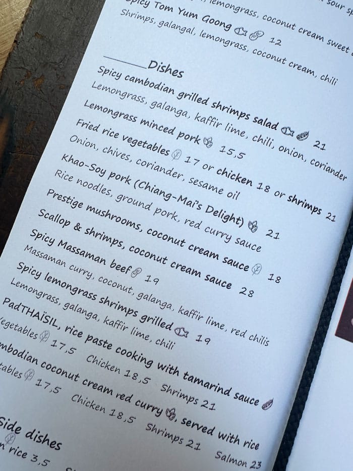 Der grosse Glutenfrei in Paris-Guide 2025: Die besten Adressen 59 Thaisil Karte
