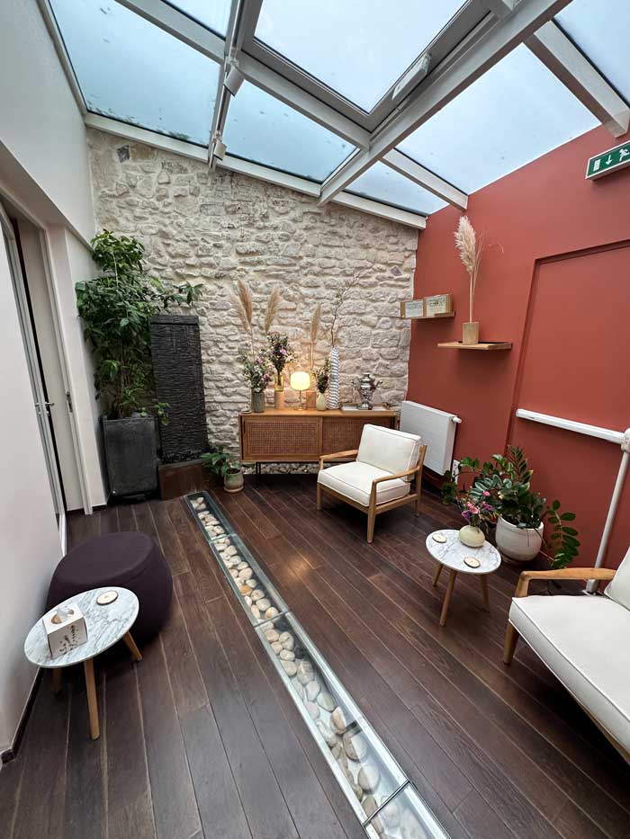Spa Review: La Maison Dr. Hauschka in Paris 8 MaisonDrHauschka WartebereichLounge