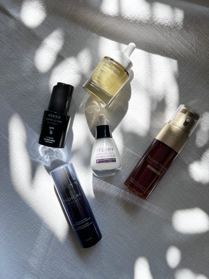 Hey Pretty Beauty Magazine Blog Review Super Seren Serums Verso Korres By Terry Radical Clarins