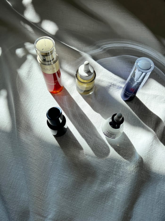 Hey Pretty Beauty Magazine Blog Review Super Seren Serums By Terry Clarins Korres Verso Radical