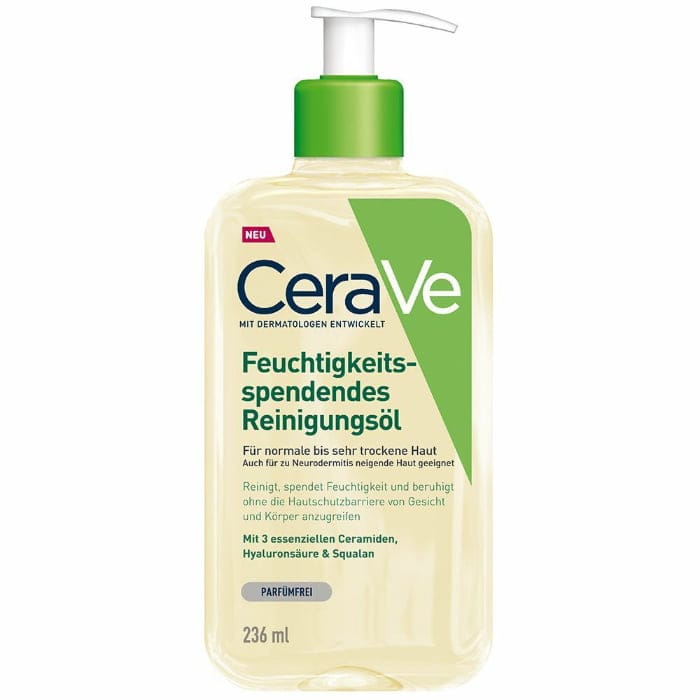 Das Hey Pretty Beauty-ABC: Reinigungsöle 2 Hey Pretty Beauty Blog Magazine Beauty ABC Reinigungsoele Reinigungsbalsam Cleansing Oil Cleansing Balm CeraVe Feuchtigkeitsspendendes Reinigungsöl