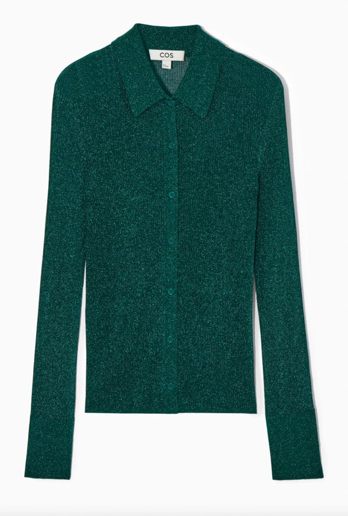 Fashion Flash: 18 Silvester Outfits mit Glitzergarantie 8 Glitzer COS Hemd