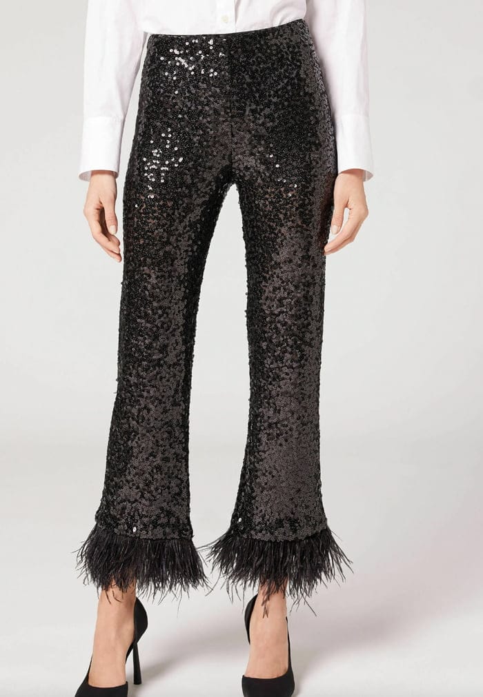 Fashion Flash: 18 Silvester Outfits mit Glitzergarantie 7 Glitzer Calzedonia Zalando
