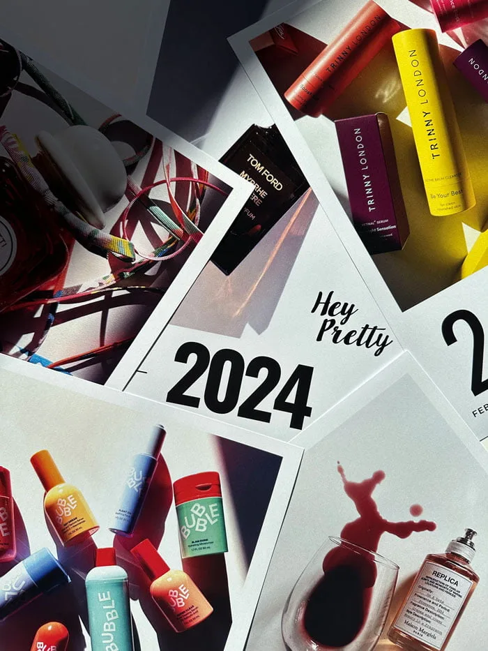 Der Free Printable Kalender 2024 von Hey Pretty ist da! 2 HeyPretty Kalender 2024 D Blaetter