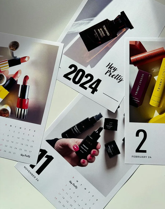Der Free Printable Kalender 2024 von Hey Pretty ist da! 6 HeyPretty Kalender 2024 English