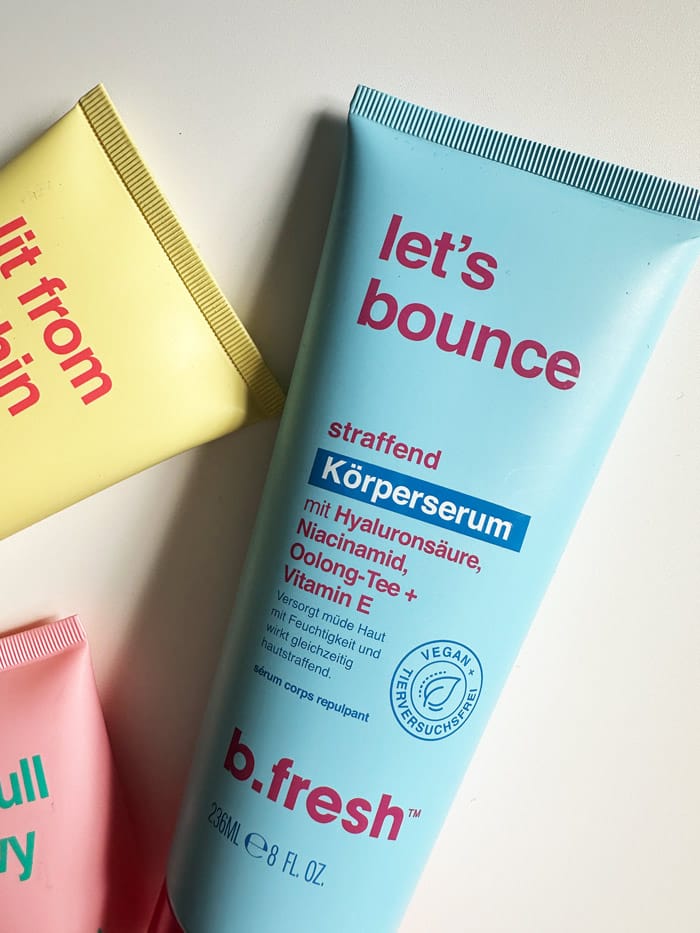 Unsere neue Körperpflege-Obsession: b.fresh Body Serum 4 BFresh Serum LetsBounce Closeup