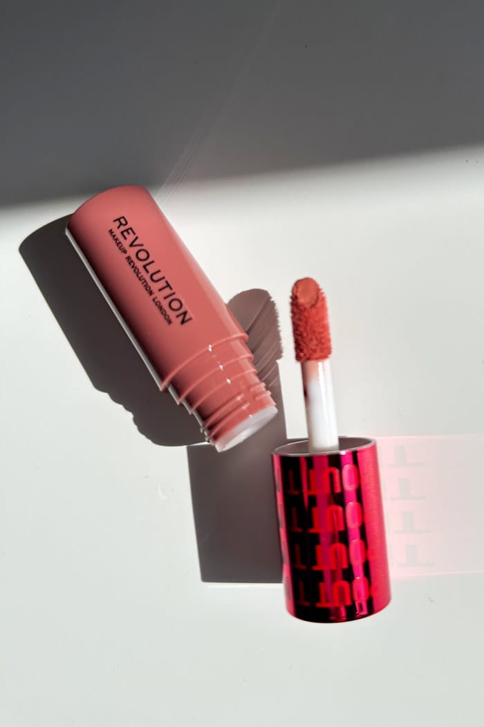 Makeup Revolution Pout Tint Lip & Cheek Tint: Die Mother-Daughter-Swatchparty 6 PoutTint NudeDreams