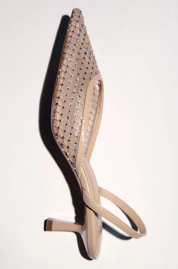 Sandalen Mango Glitzer