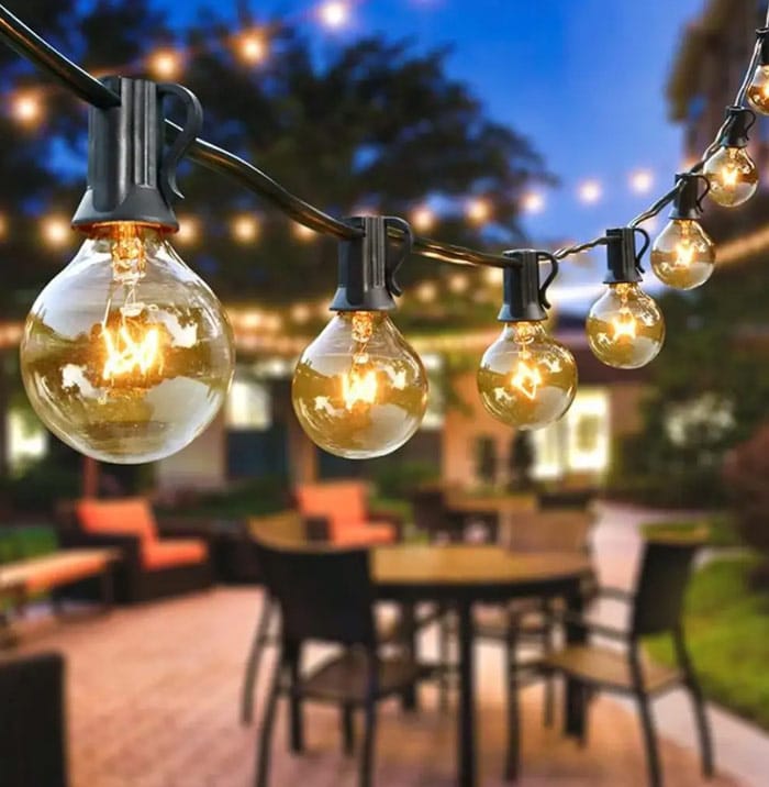 Terrasse DekoLichterkette