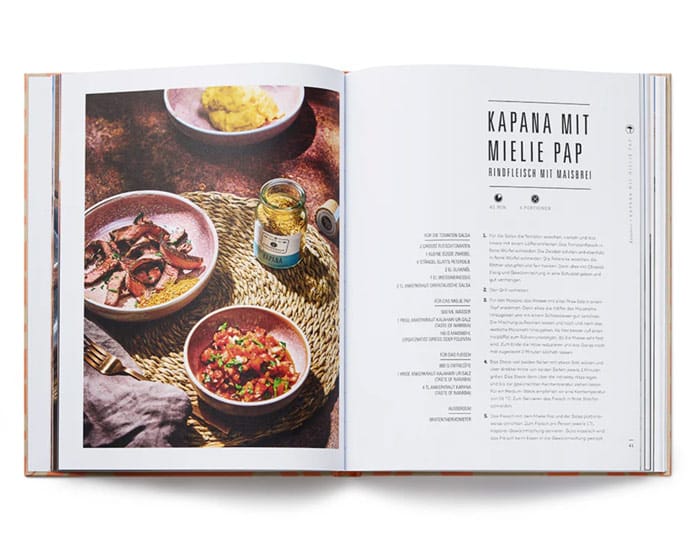 Terrasse Kochbuch Innenseiten