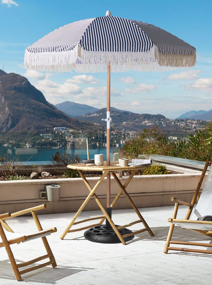 Terrasse Schirm Beliani