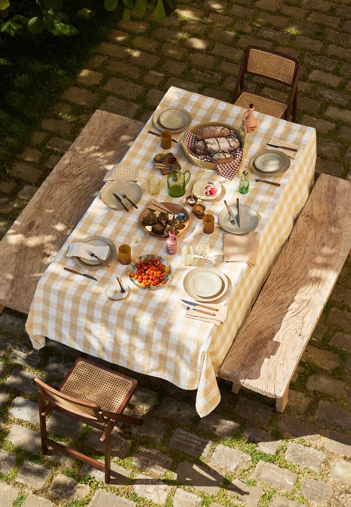 Terrasse Tischtuch Zara