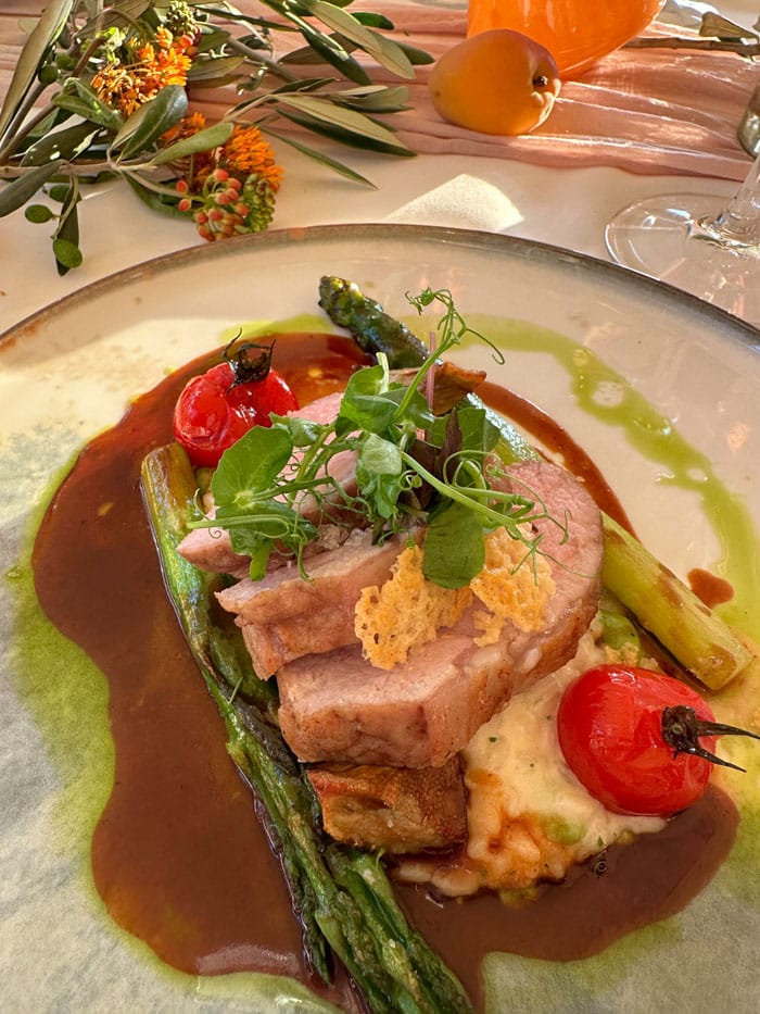 DrHauschka Dinner BurgStaufeneck Teller