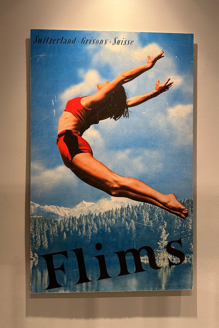 Spa Review: Alpines Wellness-Weekend im Schweizerhof Flims 16 Schweizerhof Flims Spa RetroPlakat