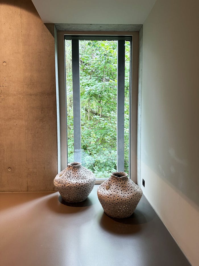 Spa Review: Alpines Wellness-Weekend im Schweizerhof Flims 29 Schweizerhof Spa Detailbild Aussicht