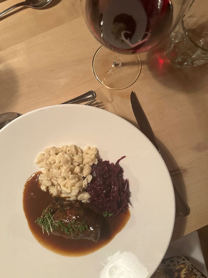 Spa Review: HUBERTUS Mountain Refugio Allgäu 28 Hubertus Essen Dinner