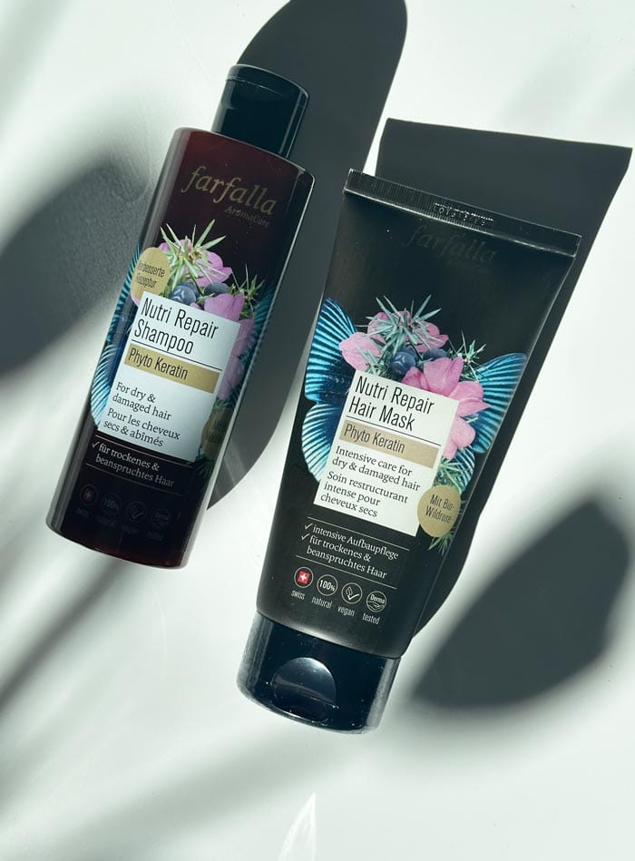 Natürlich schönes Haar: Die neue farfalla Haarpflege 2 Farfalla NutriRepair Shampoo Mask Steffifave Schluss