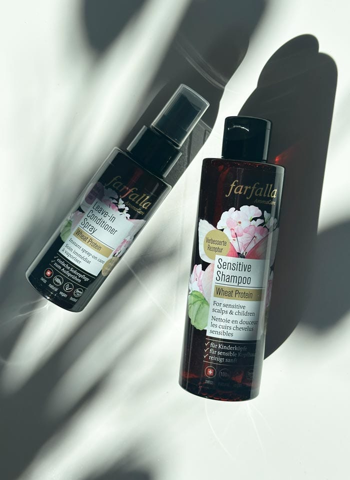 Natürlich schönes Haar: Die neue farfalla Haarpflege 5 Farfalla Sensitive Shampoo ConditionerSpray
