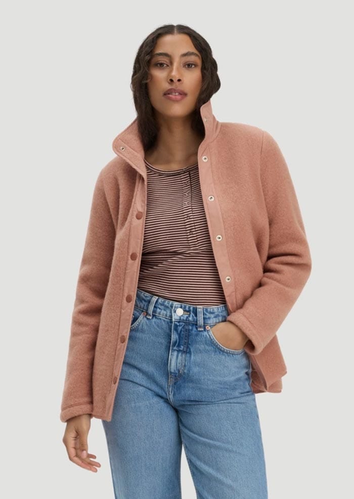 kaelte hessnatur wollfleece jacke