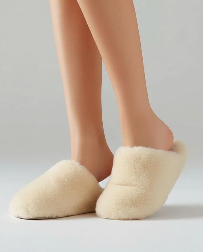 kaelte primaballerina hausschuhe