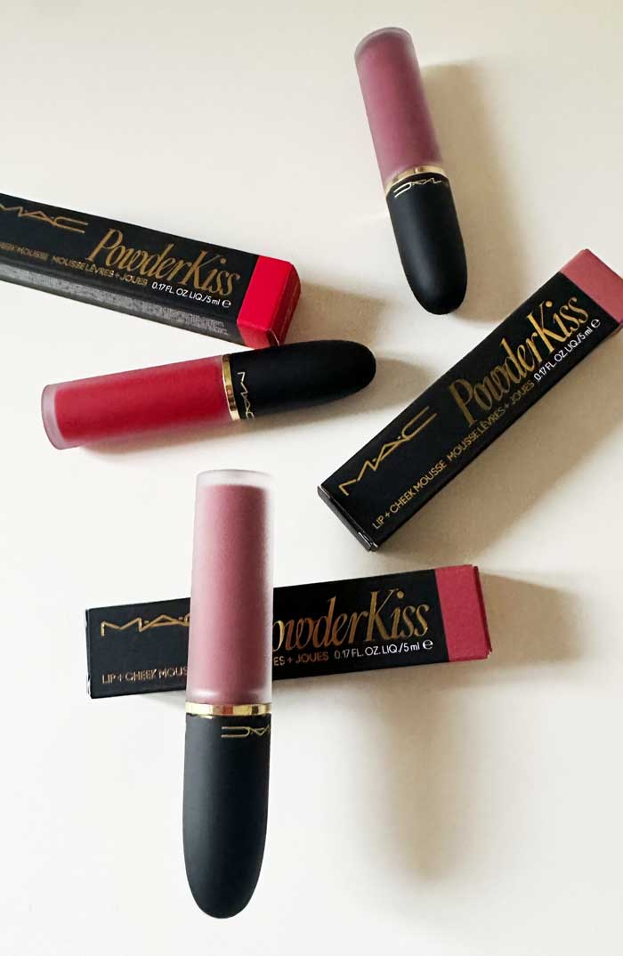 MAC PowderKiss LipCheek Trio