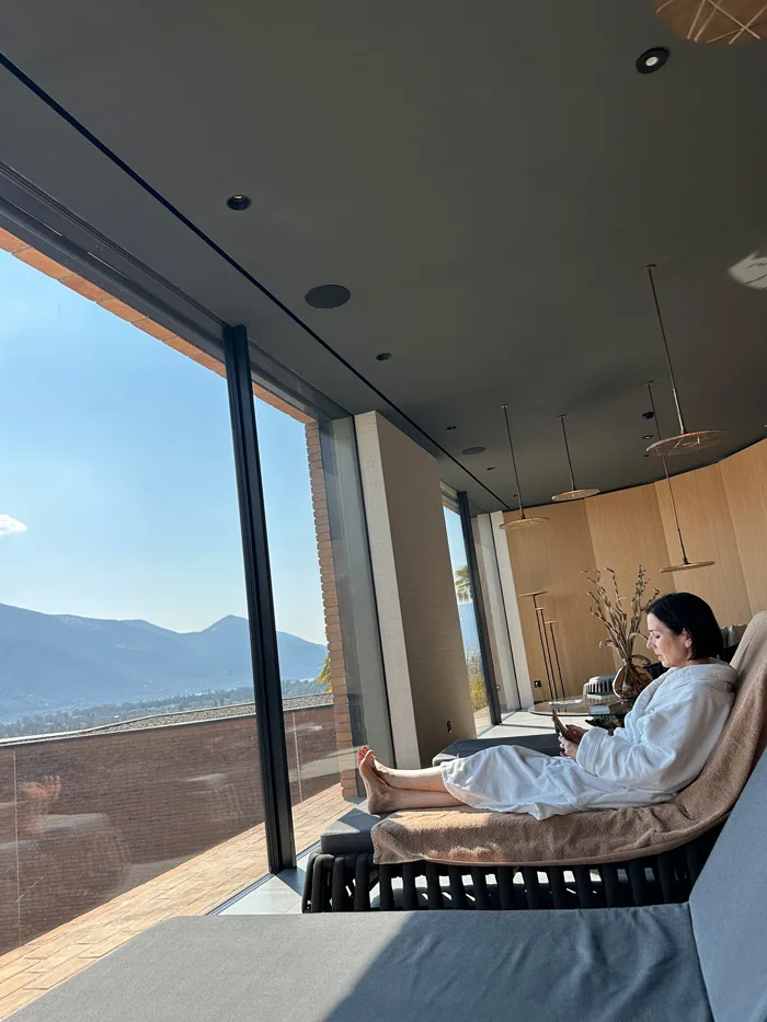 Spa Review mit ordentlich Frühlingssonne: Hotel Belvedere Locarno 36 Belvedere Spa Marina Ruheraum