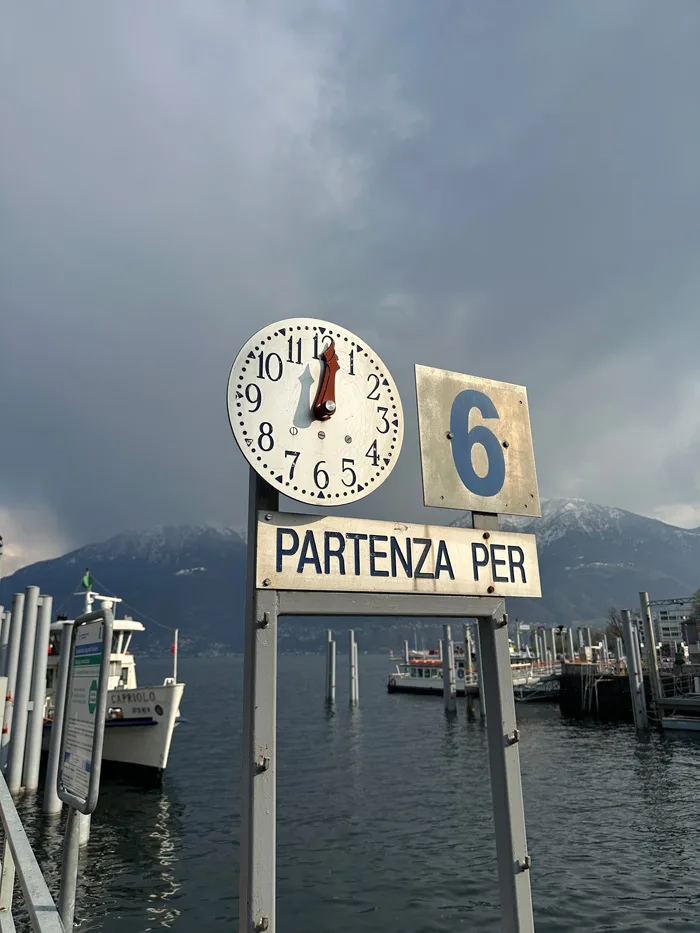 Spa Review mit ordentlich Frühlingssonne: Hotel Belvedere Locarno 23 Locarno Schiffsteg