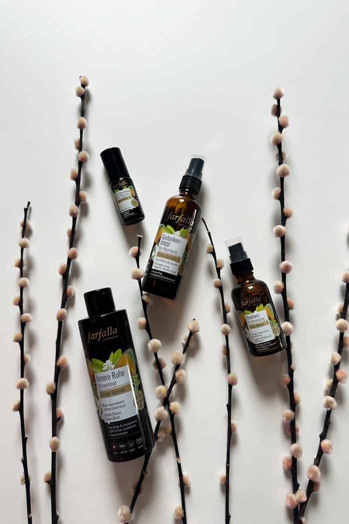 Einmal tief durchatmen – und dann mit Hilfe der neuen farfalla Stress Balance Linie dem Alltagsstress begegnen!