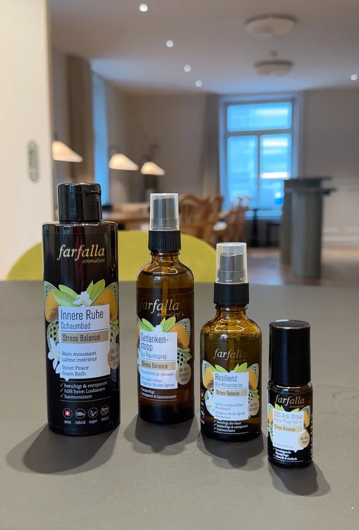 Mal kurz durchatmen mit der neuen farfalla Stress Balance Linie 2 farfalla Workshop produktemood