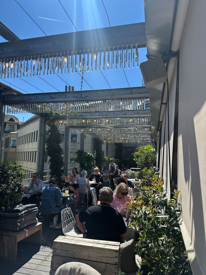 Hiltl Dachterrasse Aussen