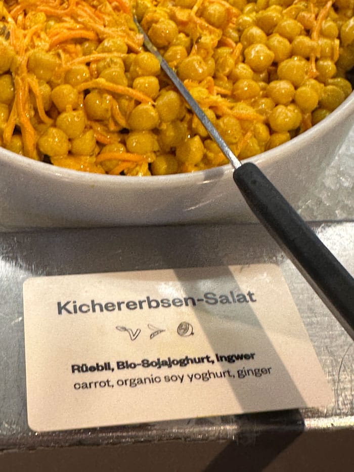 Hiltl Dachterrasse Salat