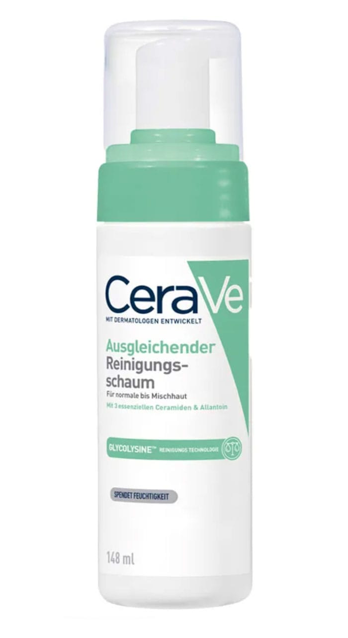 Sensibilisierte Haut Cerave Schaum
