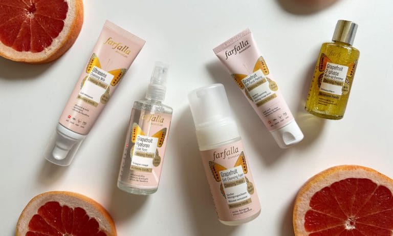 farfalla Cleansing Prebio Grapefruit-Linie auf Hey Pretty