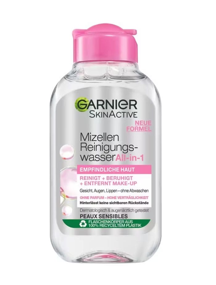 Reisegrössen-Special: Die besten Travel Size Beautyprodukte 2026 2 travel size garnier mizellen