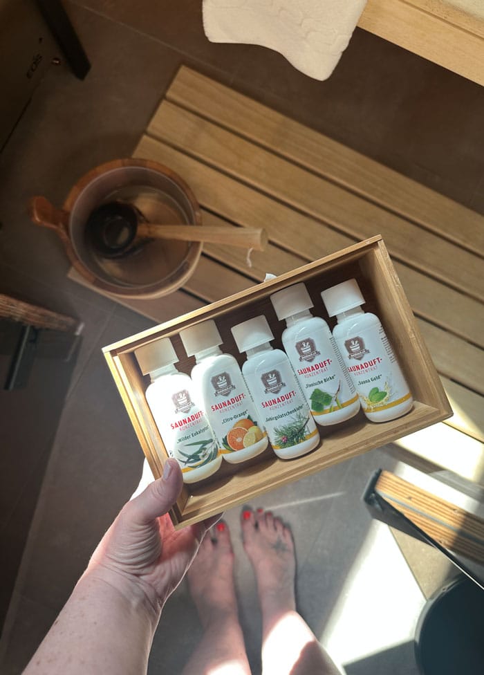 Deltapark Zimmer Sauna Aromen