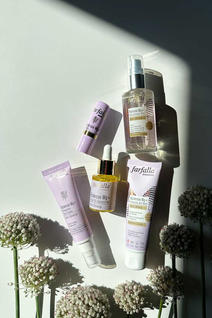 Neue Energie für deine Haut mit der farfalla Rockrose Mg+ Hydro Skinergy Kollektion 10 farfalla rockrose closer