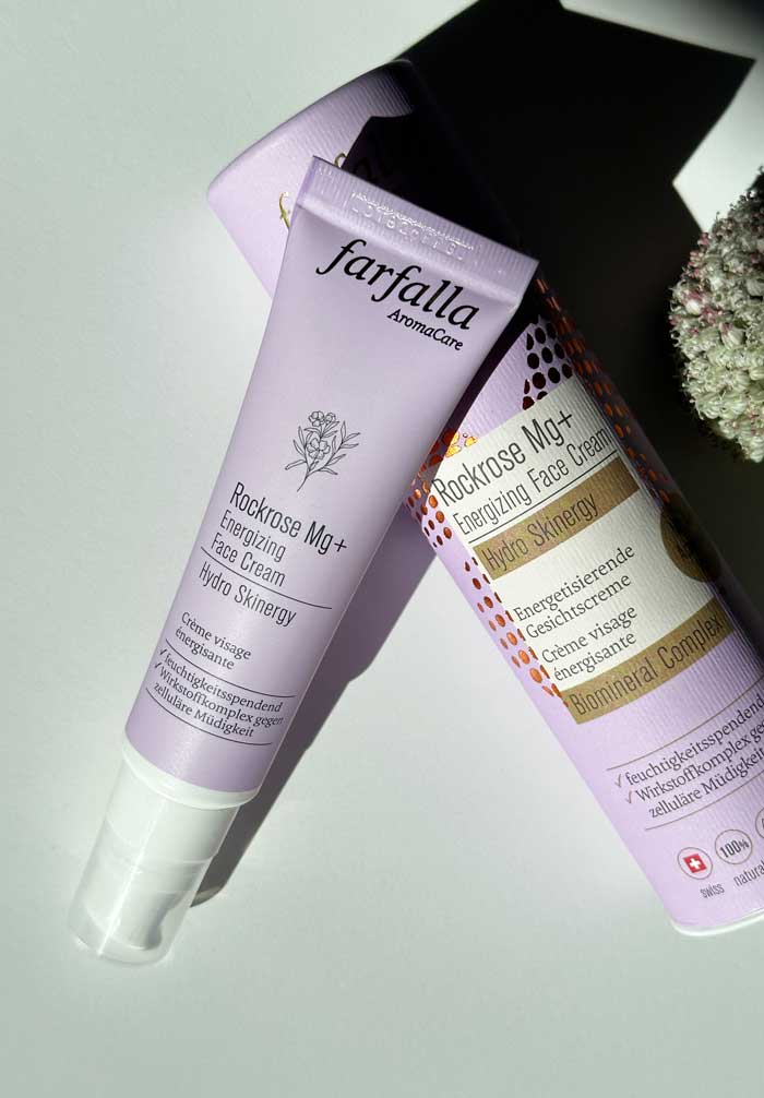 Neue Energie für deine Haut mit der farfalla Rockrose Mg+ Hydro Skinergy Kollektion 3 farfalla rockrose mg facecream