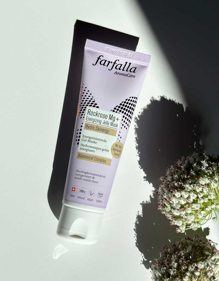 Neue Energie für deine Haut mit der farfalla Rockrose Mg+ Hydro Skinergy Kollektion 5 farfalla rockrose mg jellymask