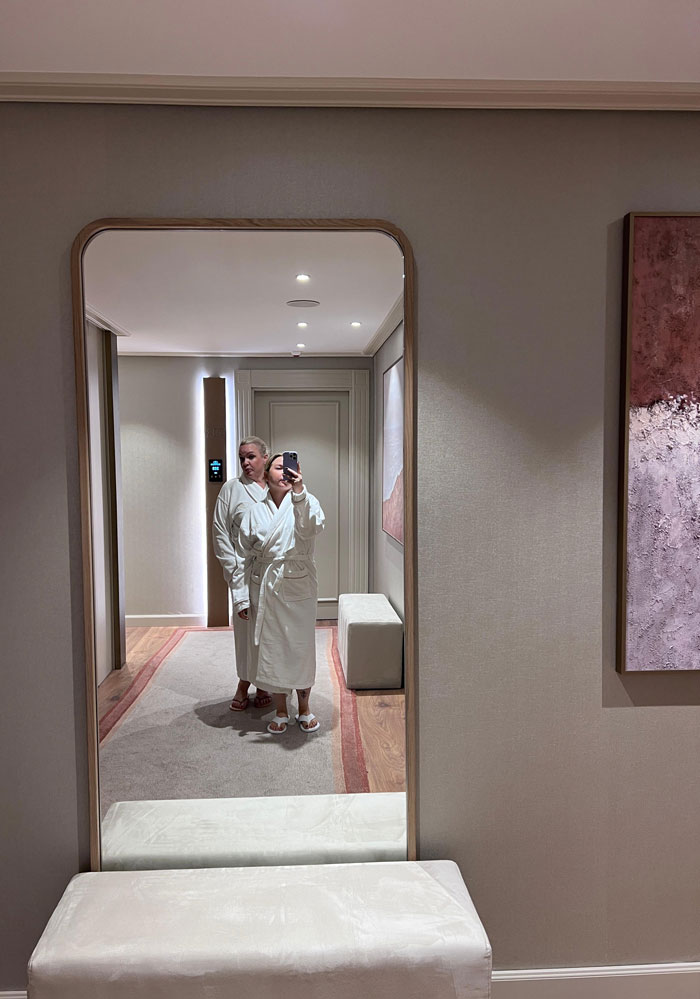 Wellness-Auszeit in Lugano in den Swiss Diamond Hotels 30 LaRomantica Spa Selfie