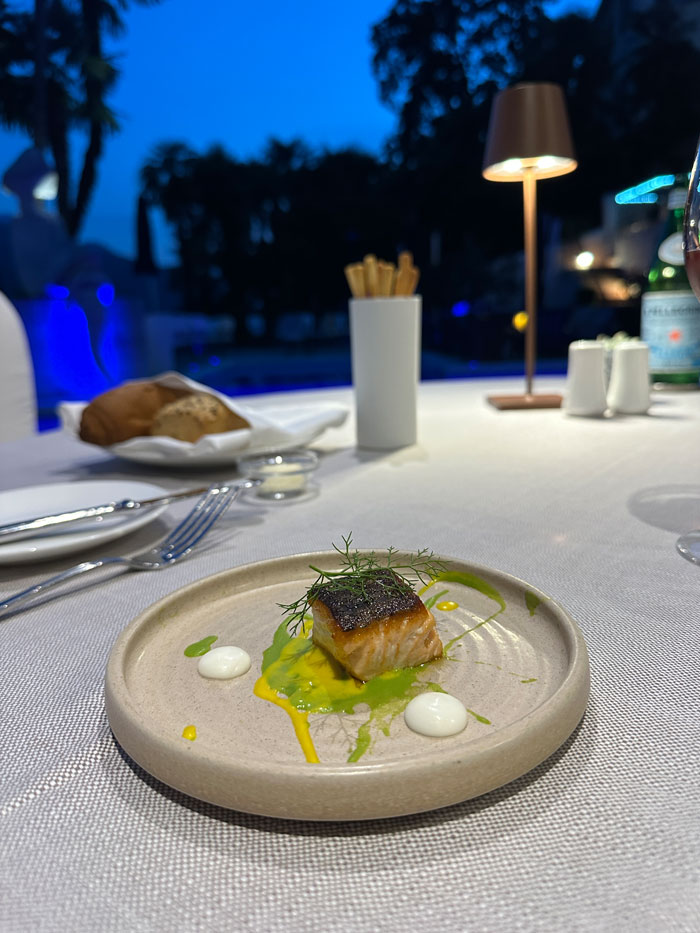 Wellness-Auszeit in Lugano in den Swiss Diamond Hotels 20 LakeLugano Dinner Vorspeise